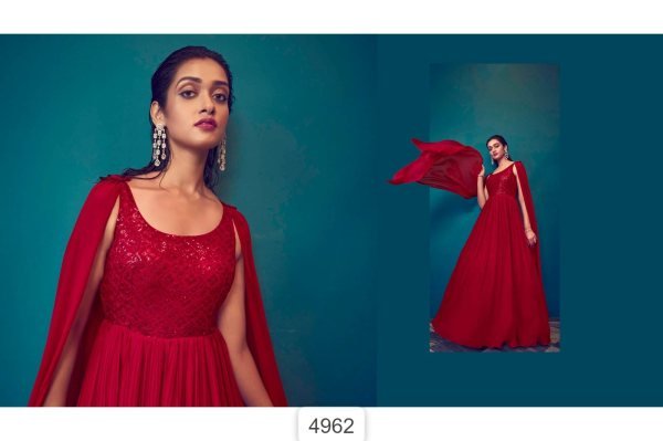 Exclusive Embroidered Stitched Long Gown Style Collection Anarakali Gown Wholesale