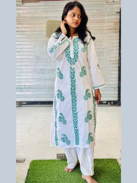 Exclusive Lucknowi Pure Handmade Kurtis Collection Kurtis