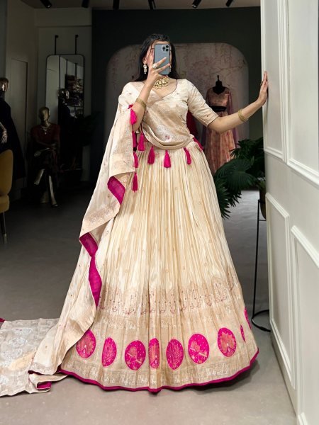 Exclusive Shimmer Silk Lehenga Collection in Wholesale Rate  