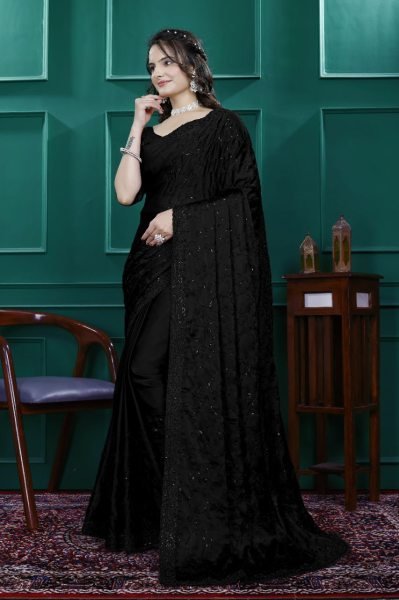 Exquisite Cut Work Saree in Rangoli Silk Buy Wholesale Direct from Surat Manufacturer Embroidery Sarees Wholesale