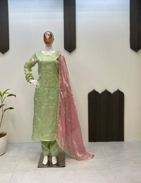 Fancy Colorful Jimmy Choo Casual  & Ethnic Wear Dress with Bottom Fully Stitched 3PC Set for Resellers at Low Price  Straight Cut Long Kurtis