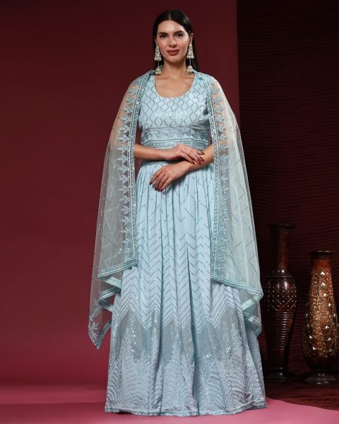 Fancy Crop Top Embrodery Work With Hand Work Lehenga Choli  Bridal Lehenga Choli
