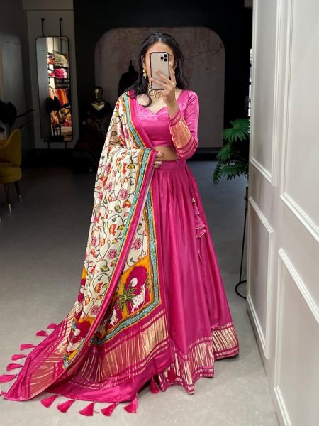 Fancy Designer Beautiful Patola Print Traditional Wedding Lehenga Choli Navratri Collection Navratri Lehnega Choli