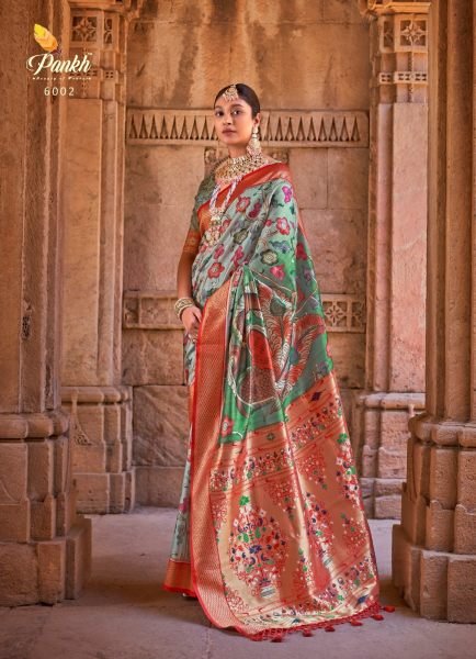 Fancy Fabric Pathaini Saree With Digital Print Saree Designer Wedding Sarees Wholesale