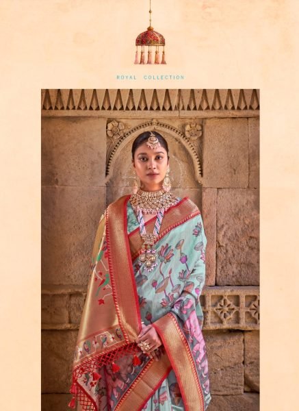 Fancy Fabric Pathaini Saree With Digital Print Saree Designer Wedding Sarees Wholesale