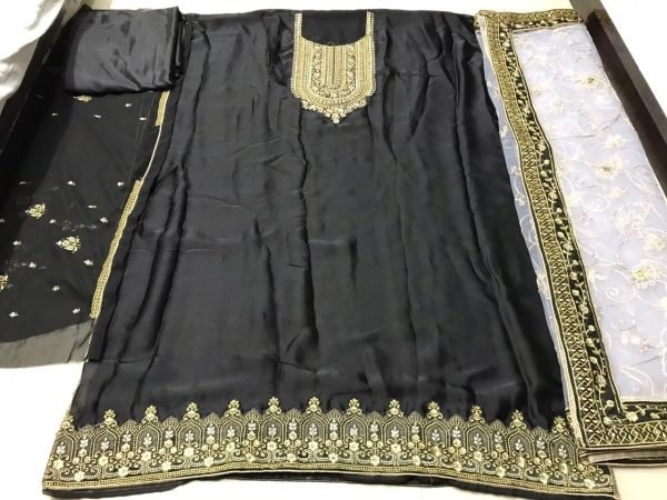 FANCY GEORGETTE SALWAR SUIT 22421 B  Churidar Salwar Suits Wholesale