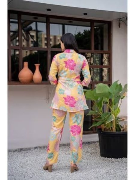 Fancy Muslin Silk Printed Co ord Set CO ORD Sets