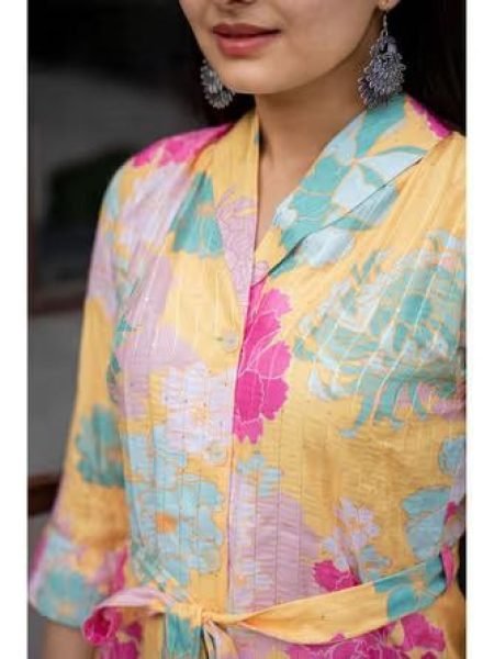 Fancy Muslin Silk Printed Co ord Set CO ORD Sets