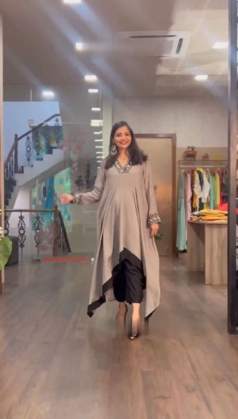 Fancy Silk Top With Dhoti Collection Kurti With Bottom Wholesale