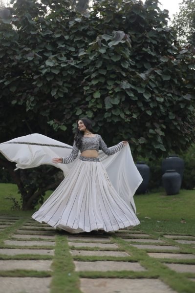 Faux Georgette Designer Party wear Lehenga Choli  Designer Lehenga Choli