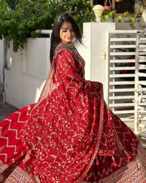 Faux Georgette Sequence Worked Designer Lehenga Choli Designer Lehenga Choli