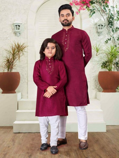 Festival Special Silk Father Son Combo Collection  