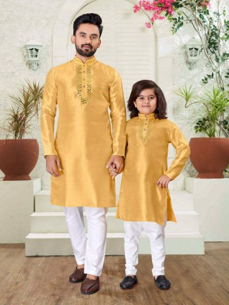 Festival Special Silk Father Son Combo Collection  Father Son Collection 