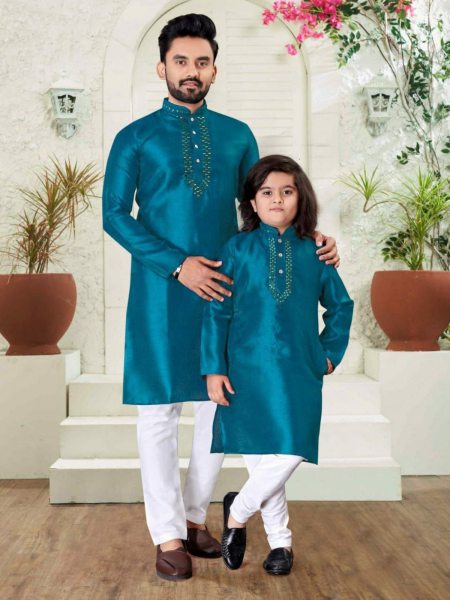 Festival Special Silk Father Son Combo Collection  Father Son Collection 