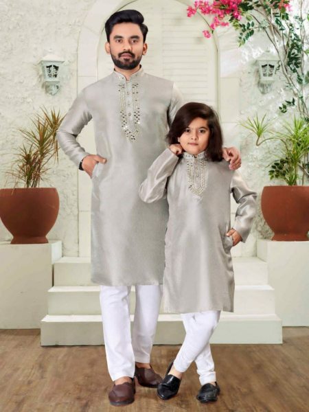 Festival Special Silk Father Son Combo Collection  Father Son Collection 