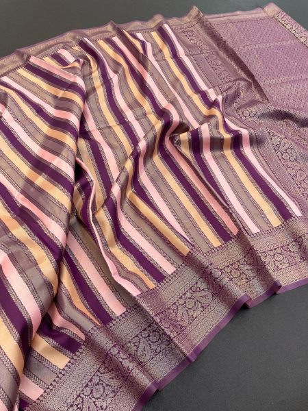 Festivals Wear Silk Saree Collection  With Kubera Pattu And Multi Colours South Indian Saree 