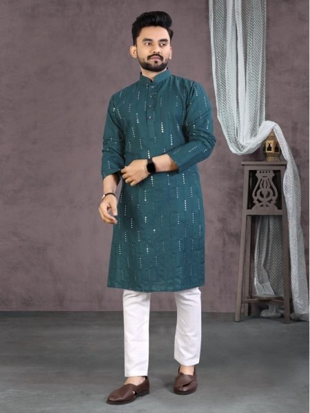 Festivals  Wear Soft Cotton Men s Kurta Pajama Collection Kurta Pajama Wholesale