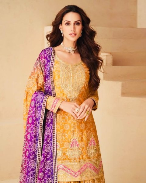 Festive Collection Designer Party Wear Sharara Suit Ready To Wear Collection