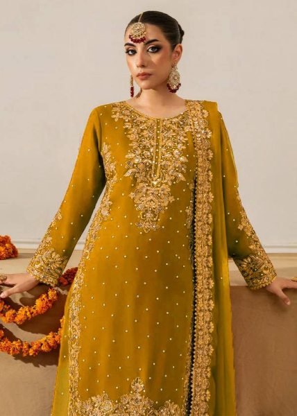 Festive Georgette Top Plazzo Set with Embroidery Ready to Wear International Buyers Ready To Wear Collection