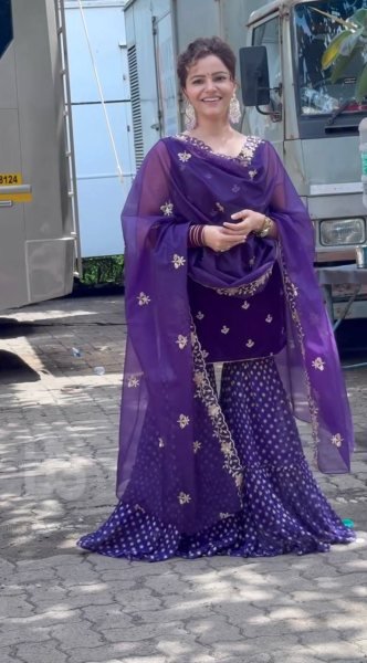 Flawless Velvet Heavy Sequence Work  Short Top Suit with Flared Georgette Sharara   Lace Dupatta     Perfect for Party Wear Ready To Wear Collection