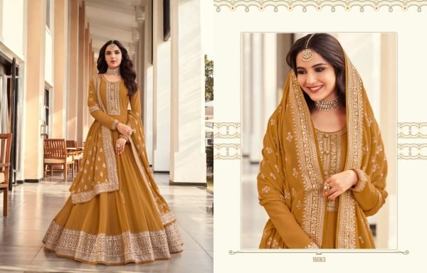 Floor Touch Anarkali Embroidered Suits Anarakali Gown Wholesale