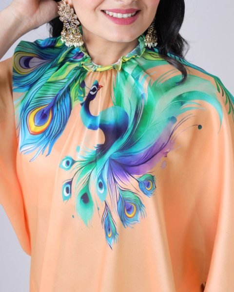 Floral Printed Georgette Saree With Blouse for Festive Wear Ready To Wear Saree 