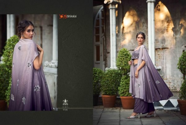  Flory Vol 35 Croptop Shurg Plazzo 3 Piece Kurti Set