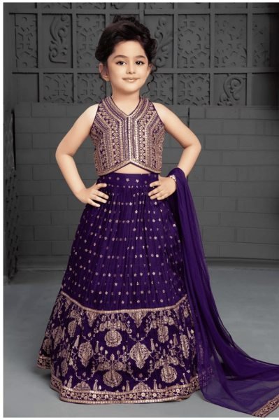 For Festival Seasons Cotton Silk Embroidered Cut Work Lehenga Choli  Girls Wear