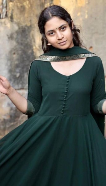 Fox Georgette Gold Printed Border Gown With Dupatta Kurti With Dupatta Wholesale