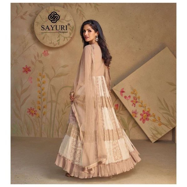 Fox Georgette Premium Print With Embroidery Ananrkali Festive Wear Gown At Lowest Price Anarakali Gown Wholesale