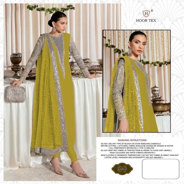 Fox Georgette With Embroidery pakisatani salwar suit Pakistani Suits Wholesale