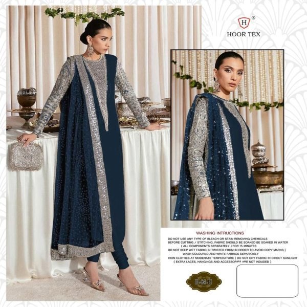 Fox Georgette With Embroidery pakisatani salwar suit Pakistani Suits Wholesale
