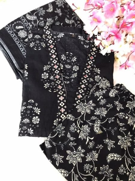 Full heavy Beautiful Print Kurti Pant With Dupatta  3 Piece Kurti Set