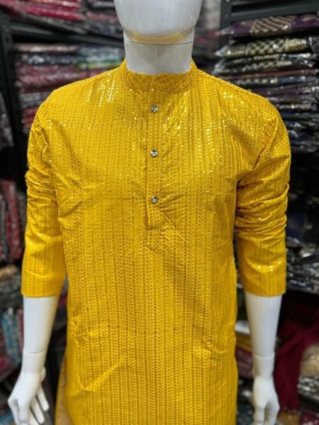 Function Wear Heavy Bannglori Silk Kurta Pajama  Kurta Pajama Wholesale