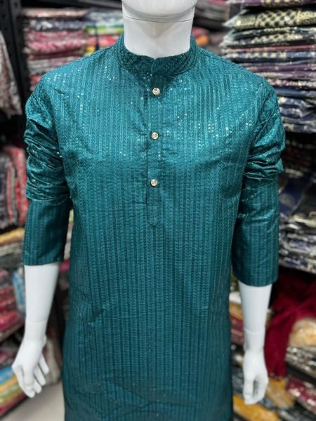 Function Wear Heavy Bannglori Silk Kurta Pajama  Kurta Pajama Wholesale
