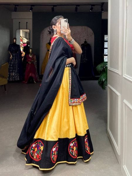 Gamthi And Mirror Work Navratri Lehenga Choli Collection  Navratri Lehnega Choli