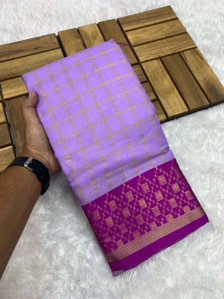 Ganpati Special Cotton Silk Saree For Women Cotton Sarees Wholesale