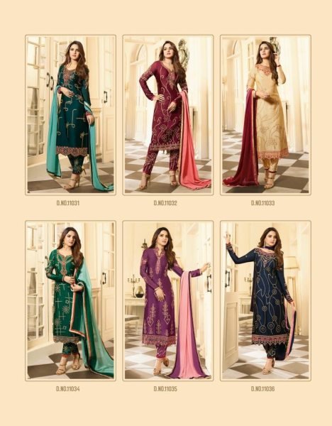 Georgette Heavy Embroidery And Additional Hand Work And Diamond Work Salwar Suit  Designer Plazzo Salwar Suits Wholesale