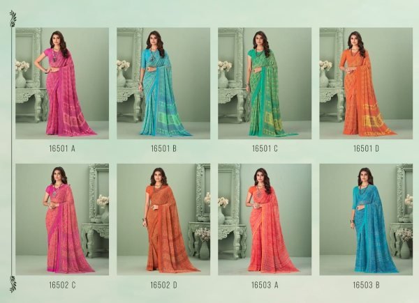 Georgette Printed Saree Georgette Sarees Wholesale