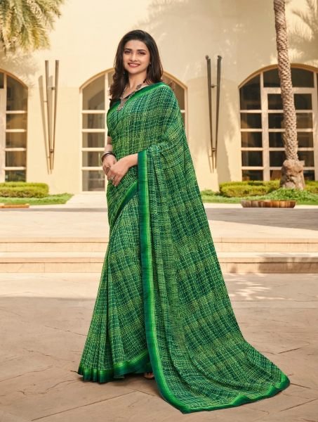 Georgette Printed Saree Georgette Sarees Wholesale