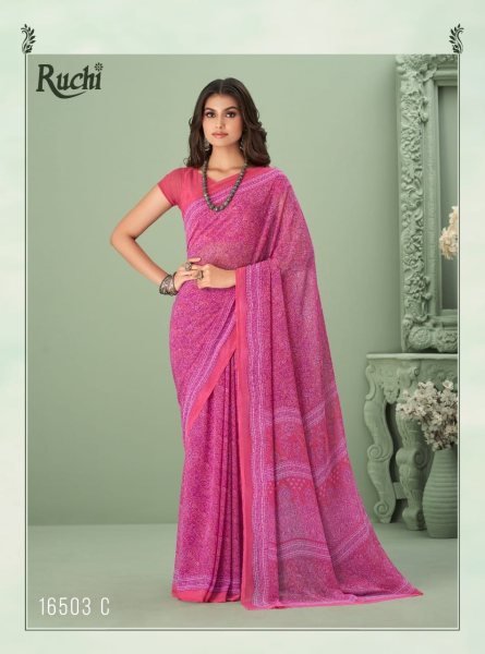 Georgette Printed Saree Georgette Sarees Wholesale