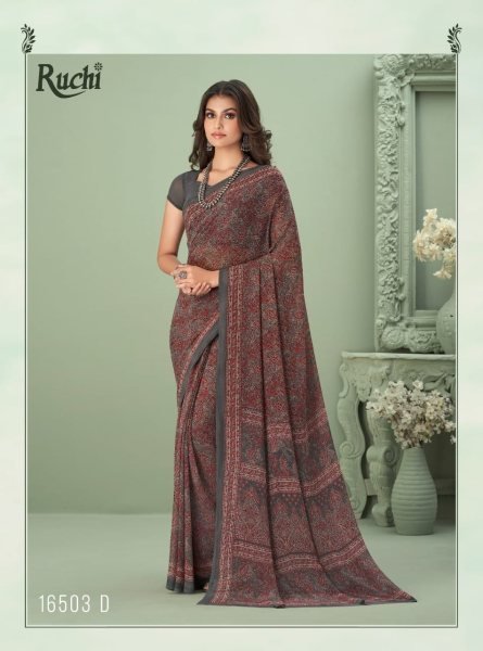 Georgette Printed Saree Georgette Sarees Wholesale