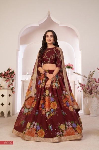 Georgette Sequence Embroidered Lehenga Choli Designer Lehenga Choli