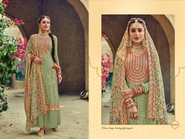 Georgette With Embrodery Plazzo Suit Collection In Wholsale Rate Designer Plazzo Salwar Suits Wholesale