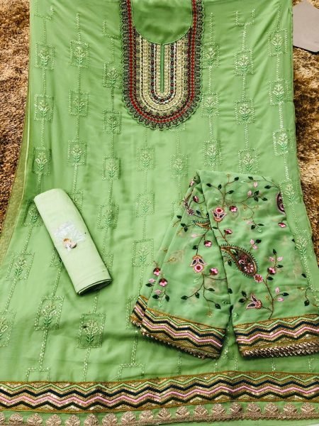 Georgette With Embrodery Plazzo Suit Collection In Wholsale Rate Designer Plazzo Salwar Suits Wholesale