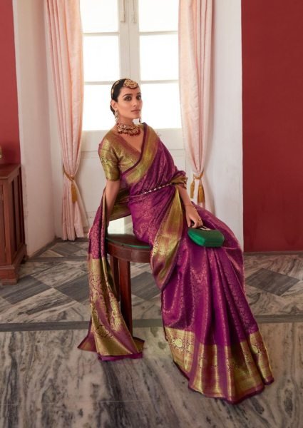 Get The Perfect Look With Beautiful Kanchivaram Sarees   Silk Sarees Wholesale