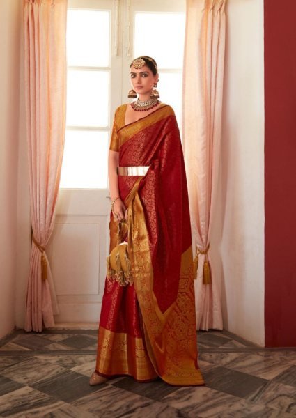 Get The Perfect Look With Beautiful Kanchivaram Sarees   Silk Sarees Wholesale