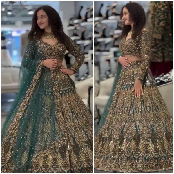 Glamorous Butterfly Net Lehenga Choli with Sequins Embroidery at Wholesale Rate Designer Lehenga Choli