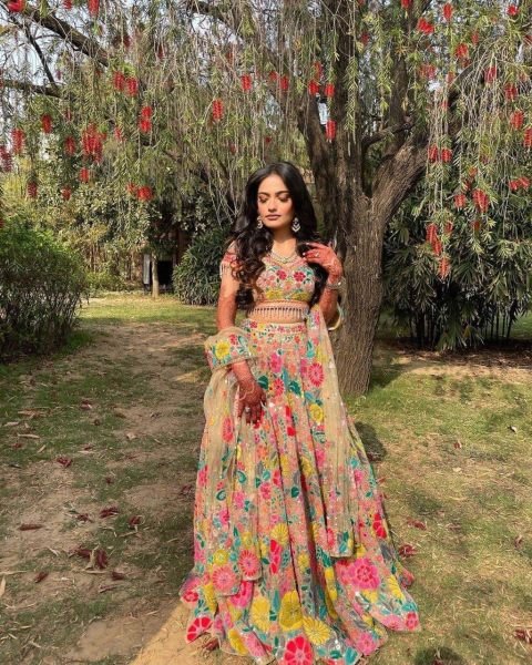 Glamorous Soft Mono Net Lehenga Choli  Designer Lehenga Choli