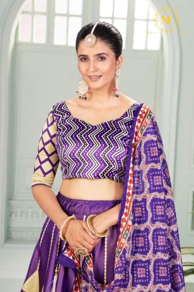 Golden Glow Gota Satin Lehenga Set with Digital Prints Perfect for Weddings   Festivals Wear Designer Lehenga Choli